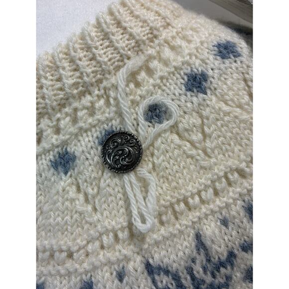 Dale of Norway Vintage Wool Nordic Faire Isle Button Down Cardigan Size Large - Picture 5 of 9